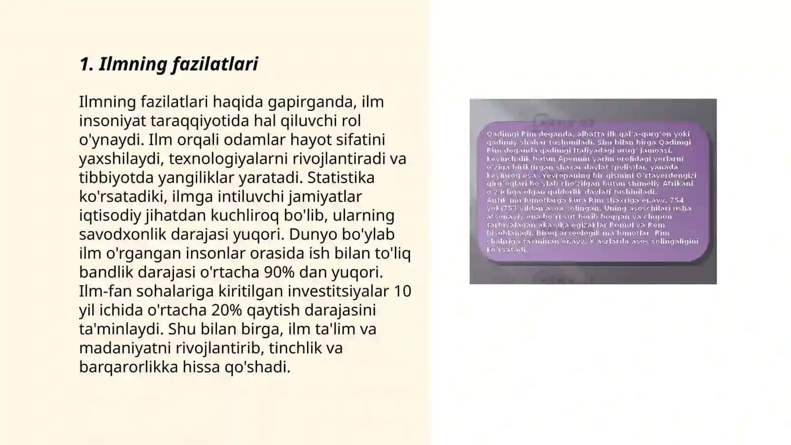 Hadislarda ilm o'rganish masalalari 3