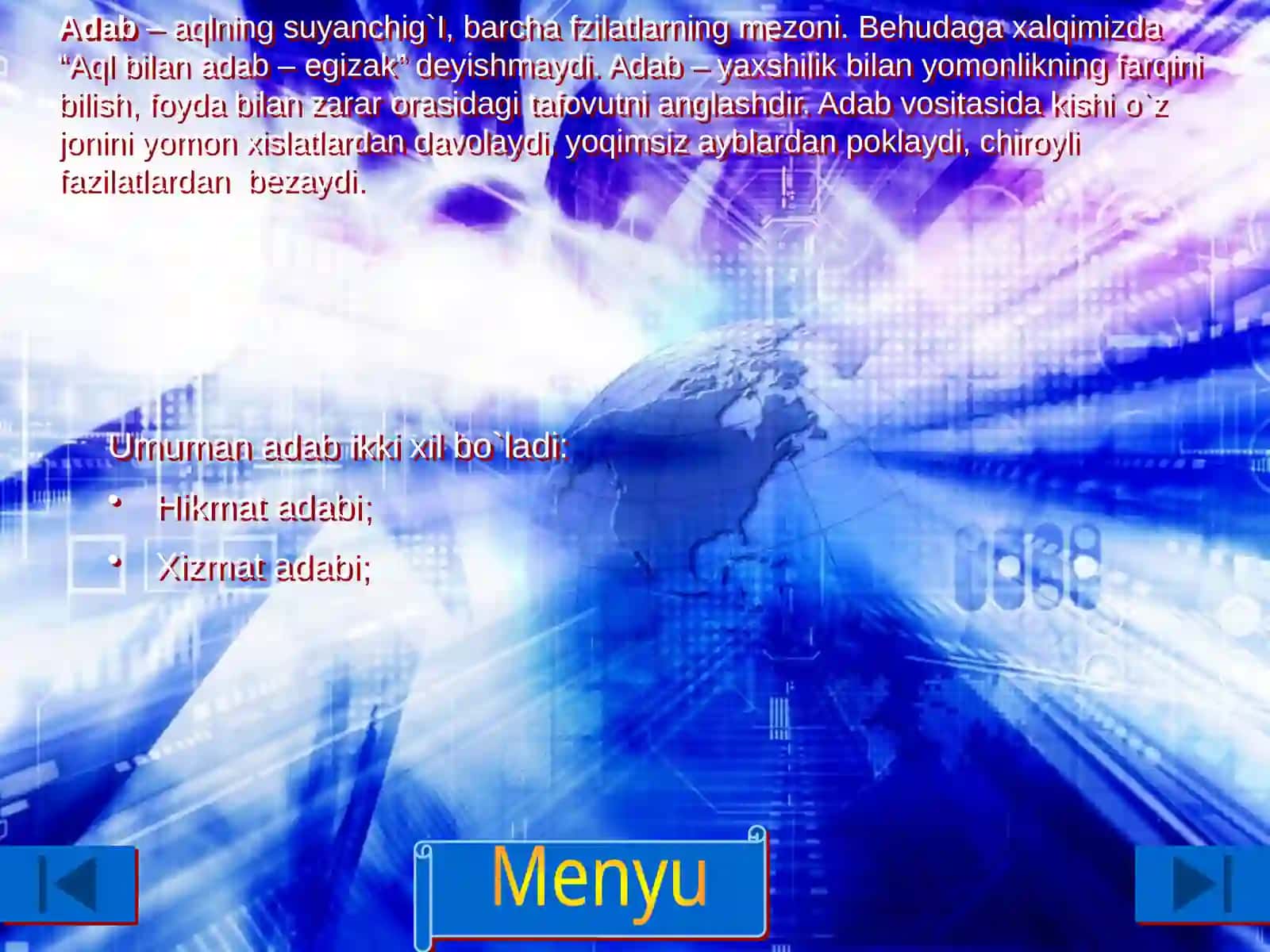 Menejer madaniyati 3
