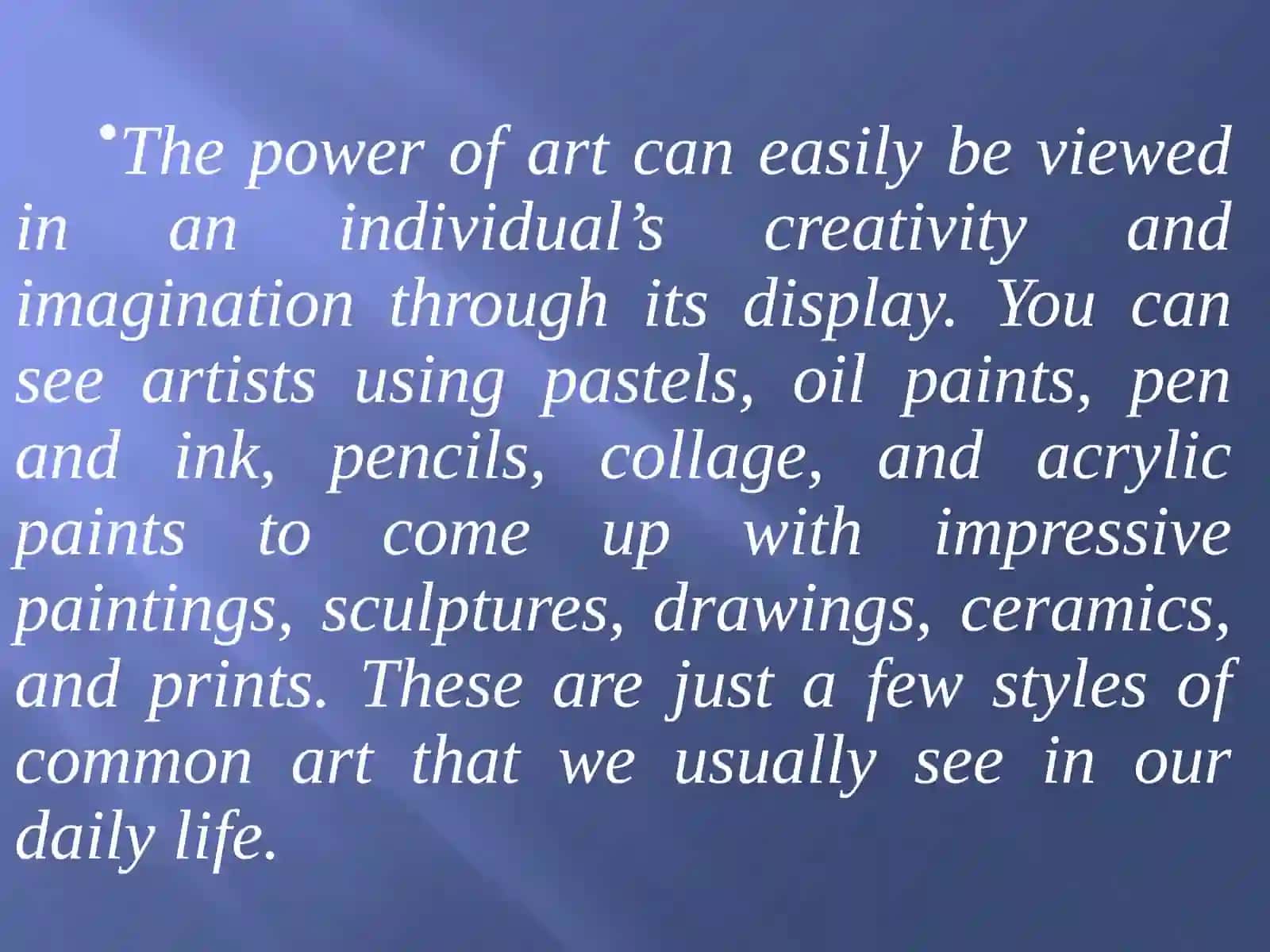 Kinds Of Art 3