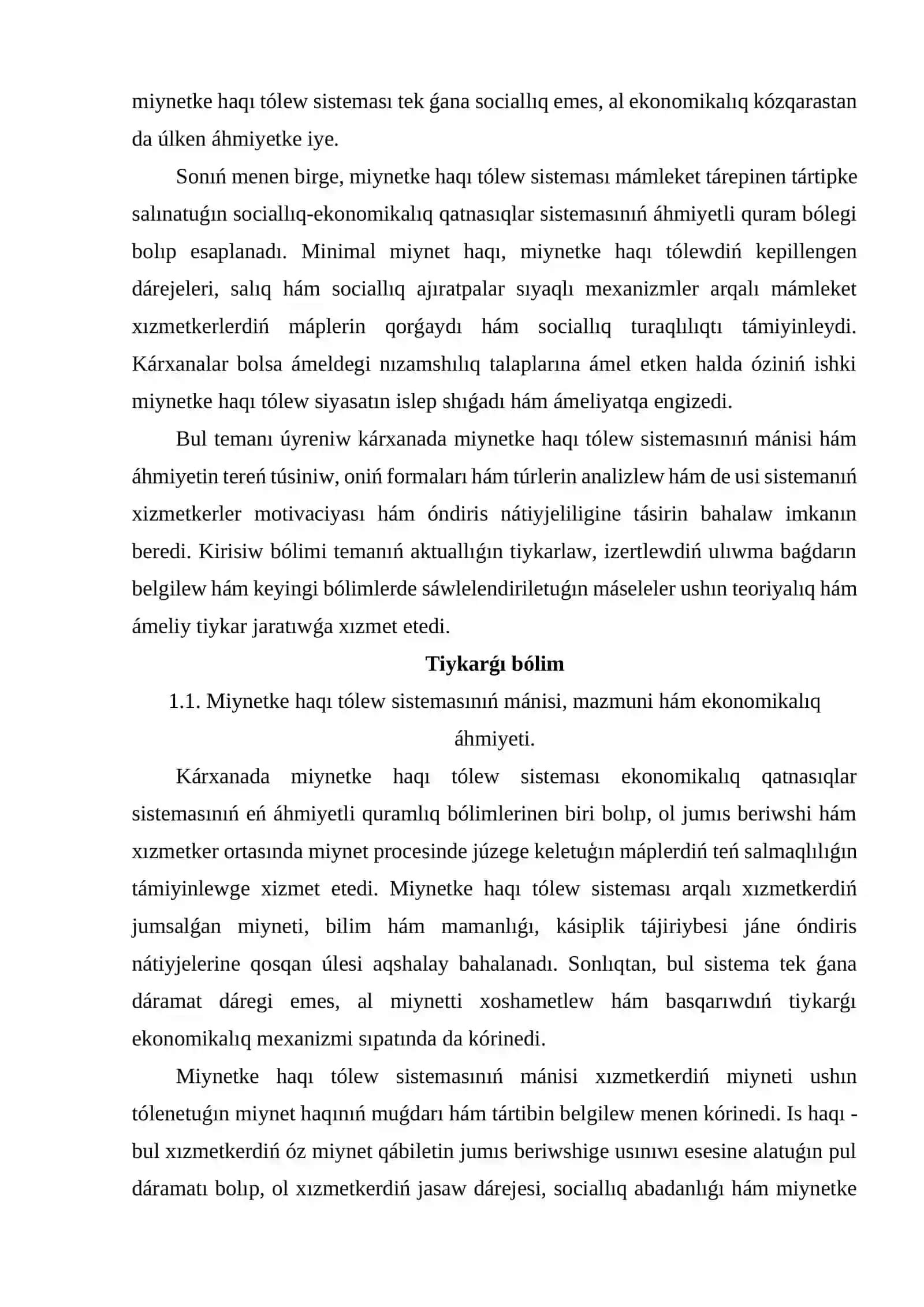 Kárxanada miynetke haqı tólew sisteması 3