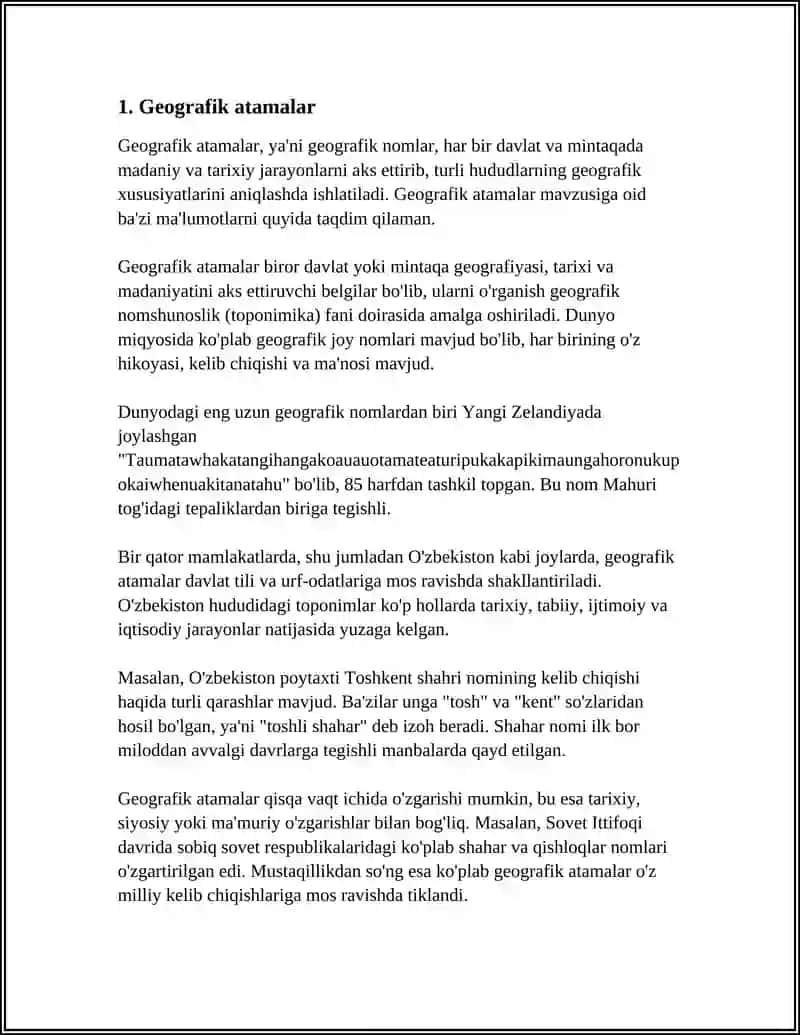 Geografik Atamalar 3