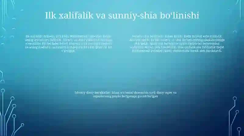 Islom Dini Doirasidagi Diniy Harakat Va Oqimlar 3