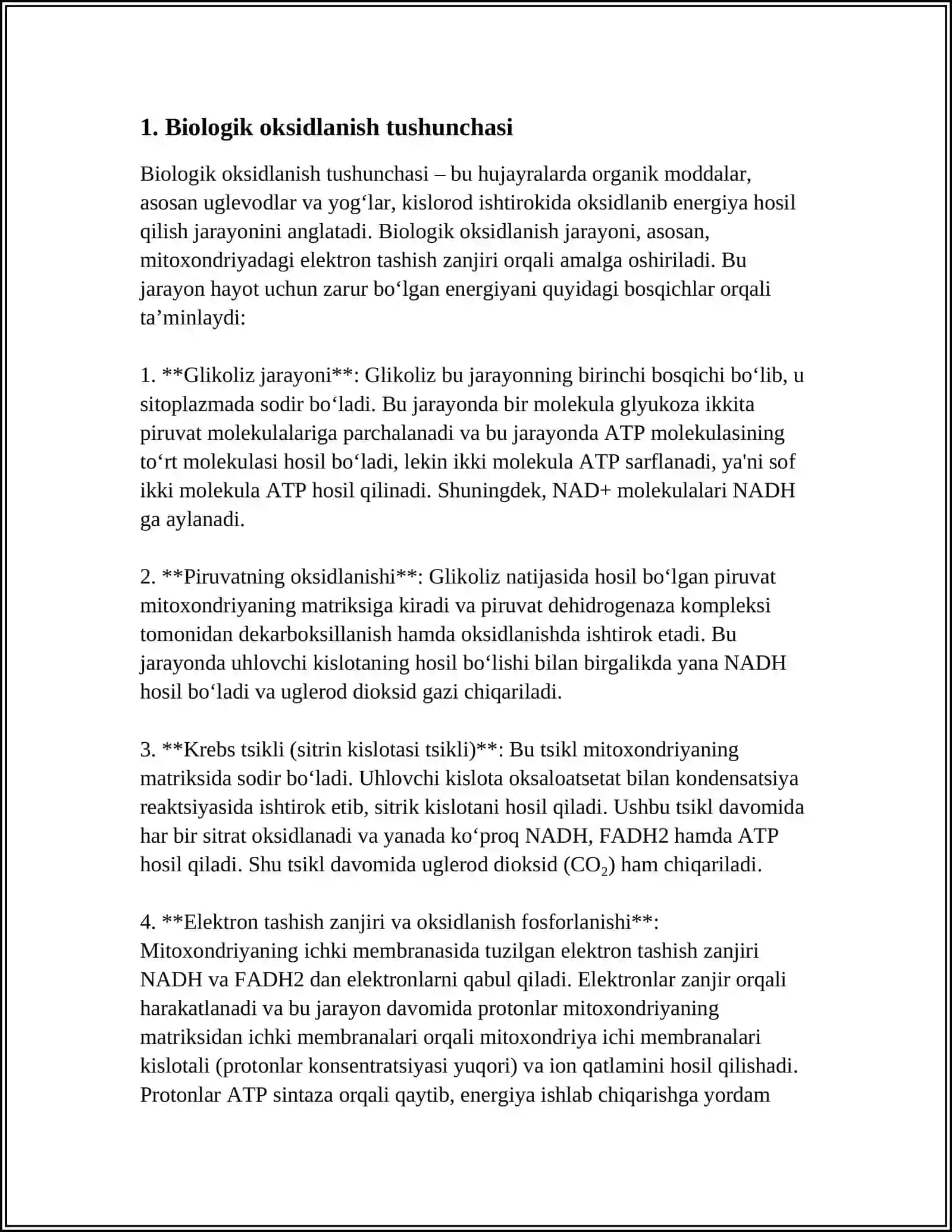 BIOLOGIK OKSIDLANISH 3