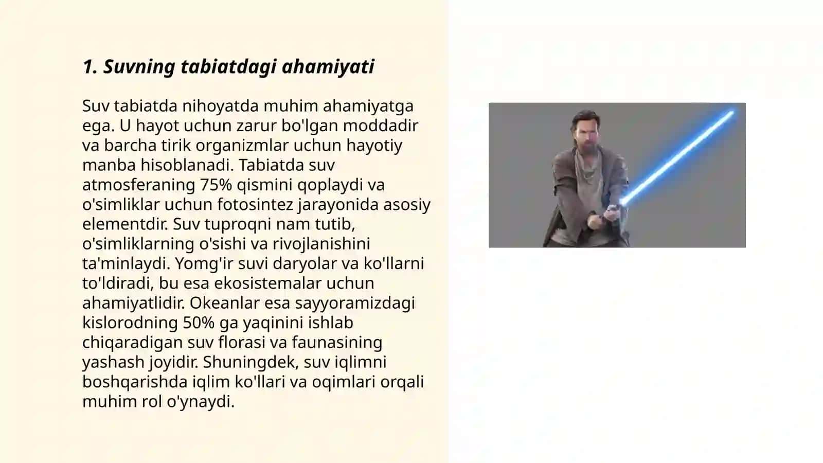 Suv obi hayot 3