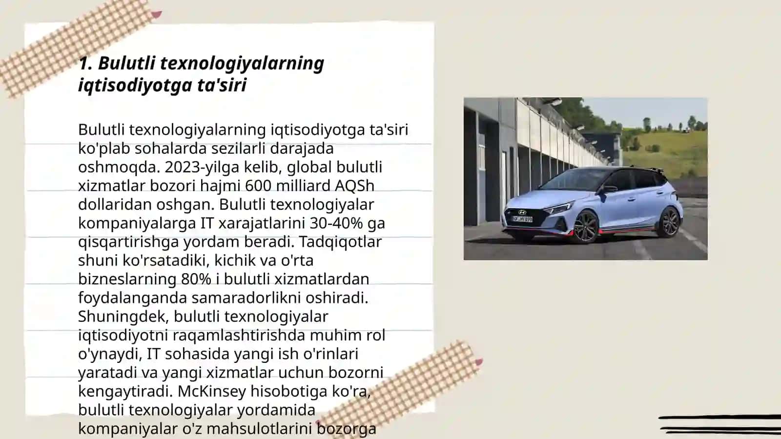 Iqtisodiyot sohalarda bulutli texnologiyalardan foydalanish xususiyatlari 3