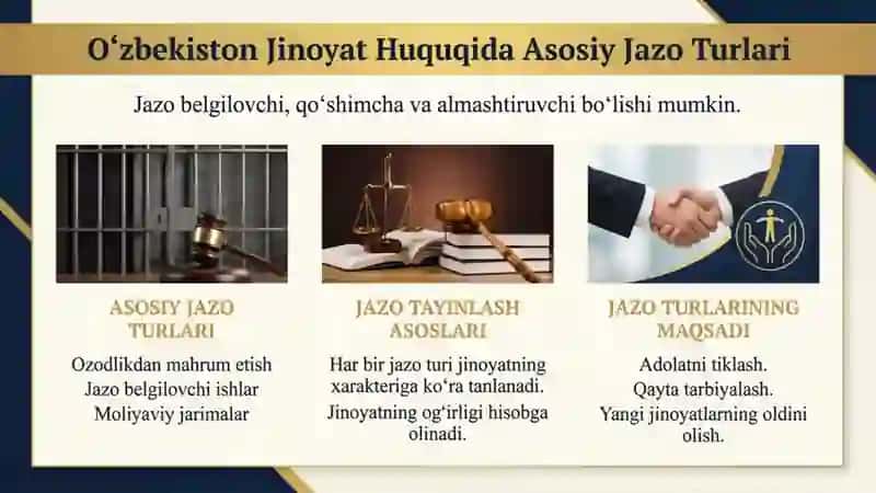 Jazo va uni tayinlash 3