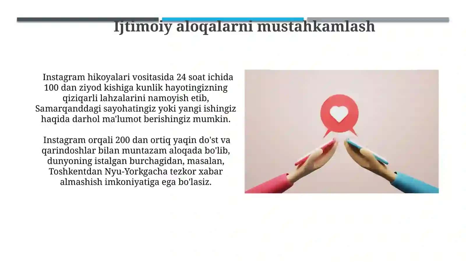 Instagramning yaxshivafoydali 3