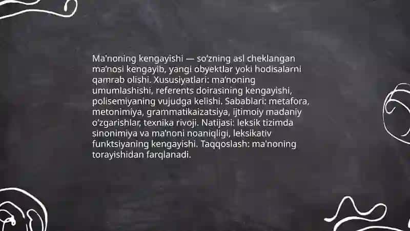 Ma'no ko'chish turlari 3