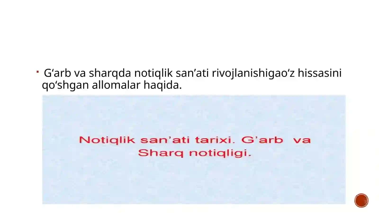 Usmonova Yulduzning Nutq Madaniyati Fanidan Tayyorlagan Taqdimoti 3