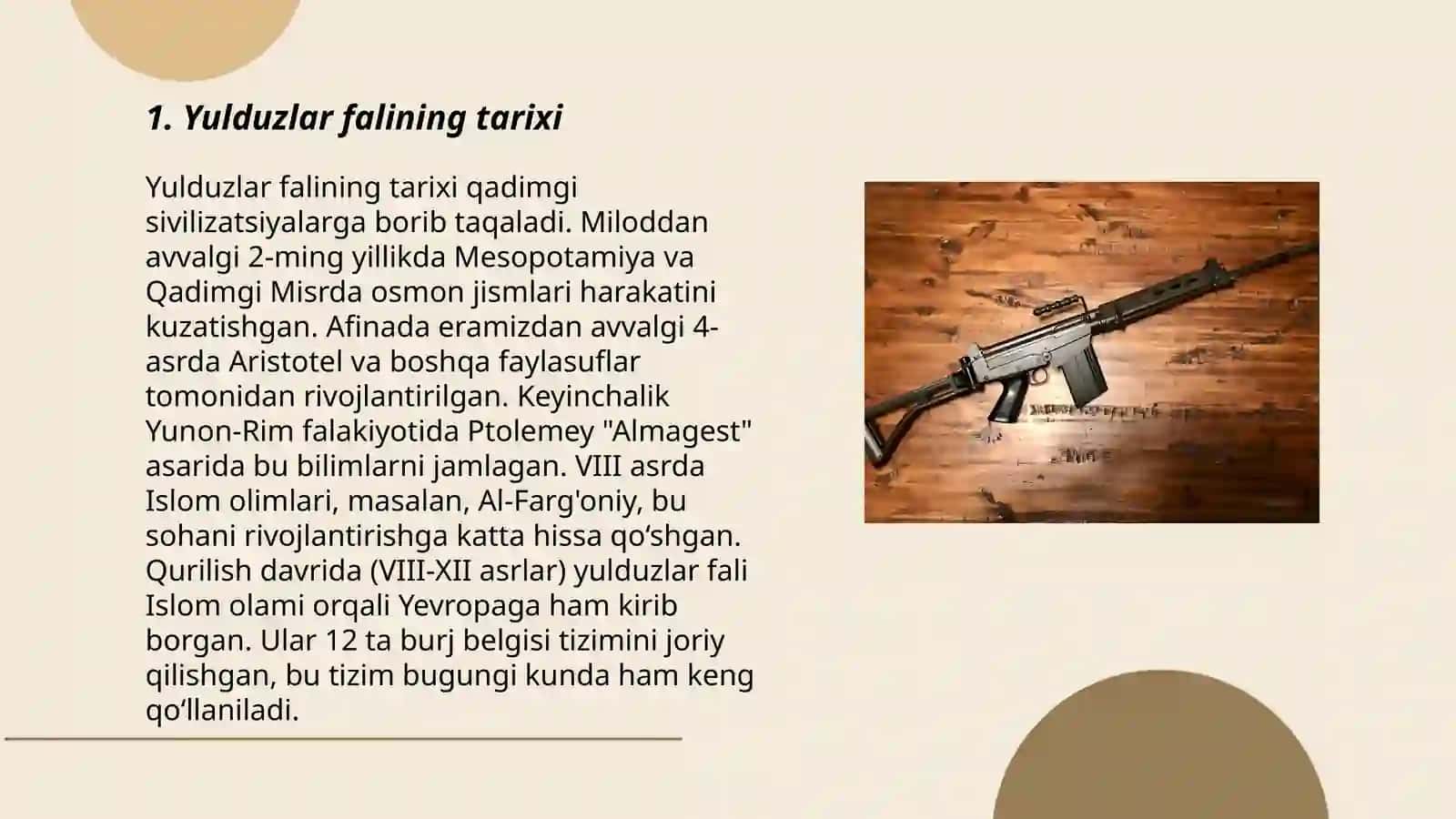 Yulduzlar falining tarixi 3
