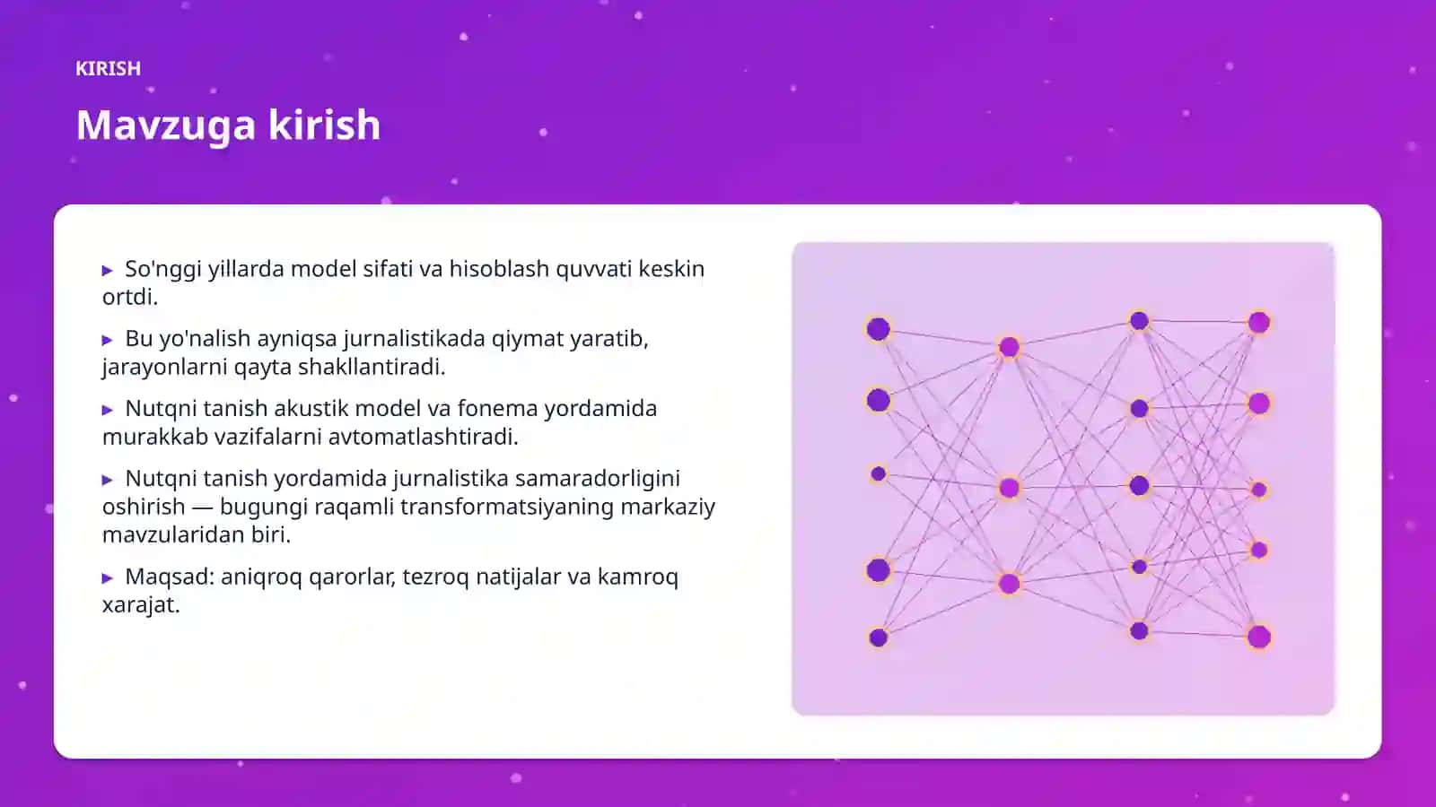 Nutqni tanish yordamida jurnalistika samaradorligini oshirish 3
