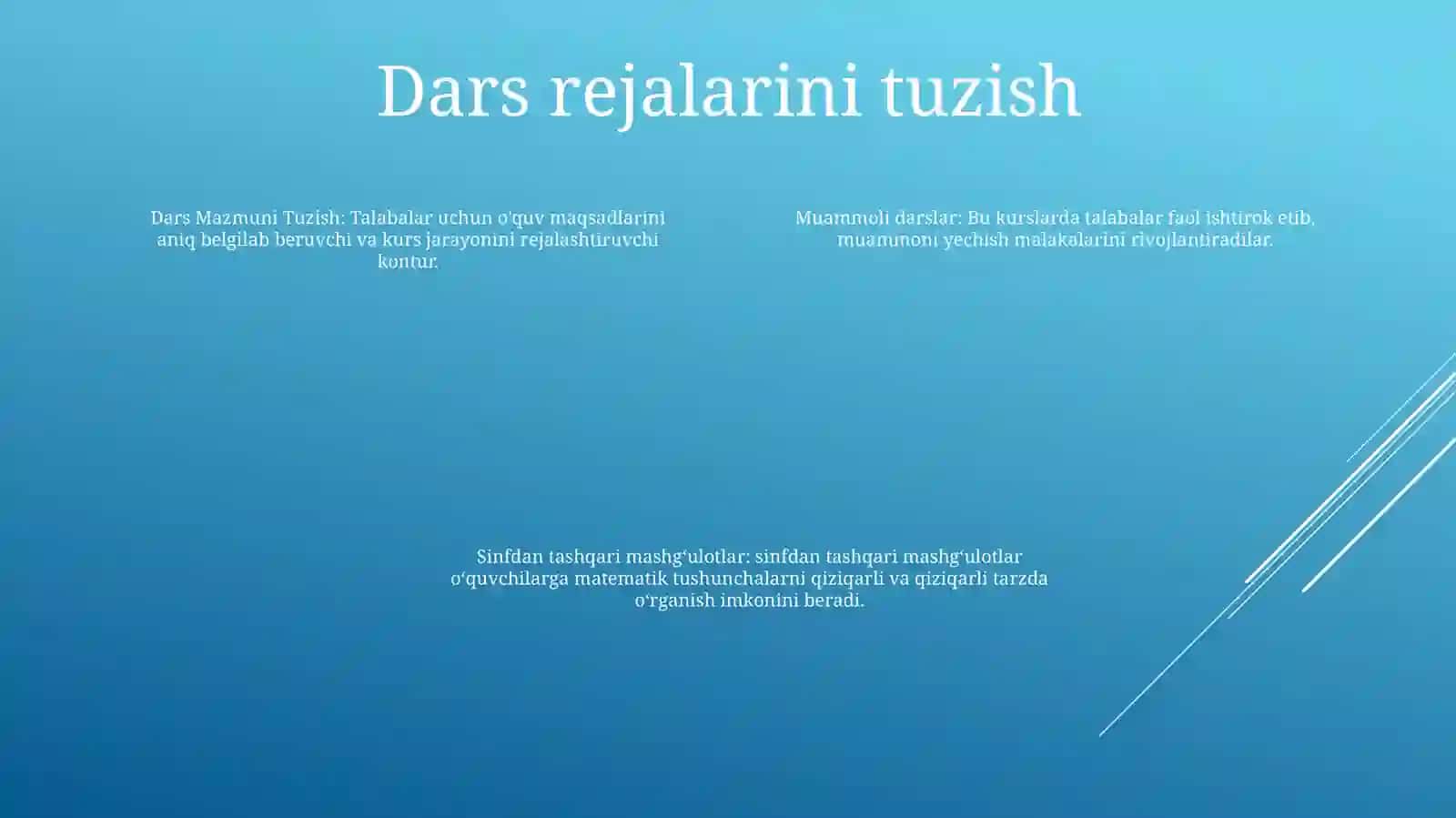 Boshlang‘ich sinflarda matematika o‘quv dasturi 3
