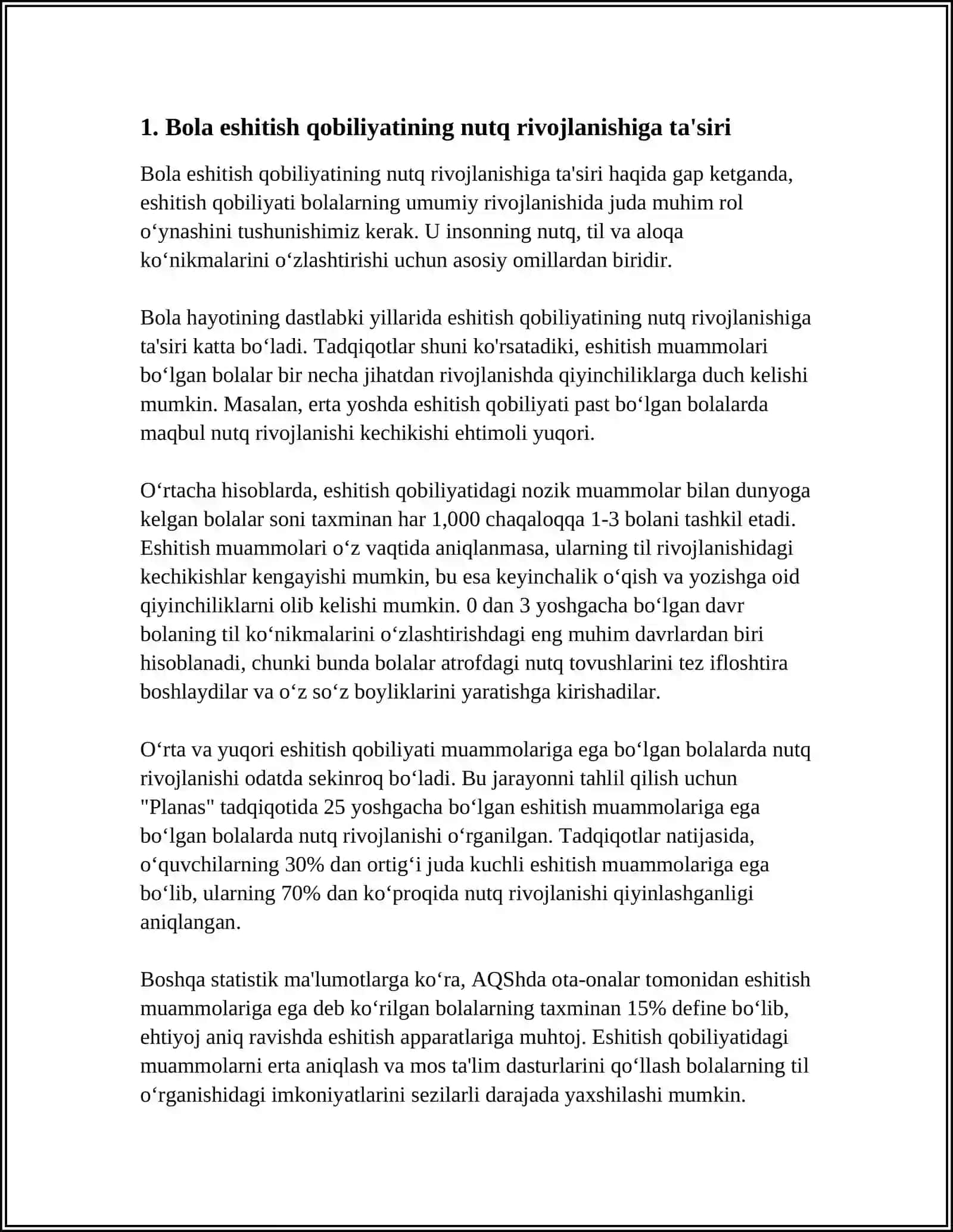 Bola Nutqini Rivojlanishida Eshitish va Ko'rishning O'rni 3