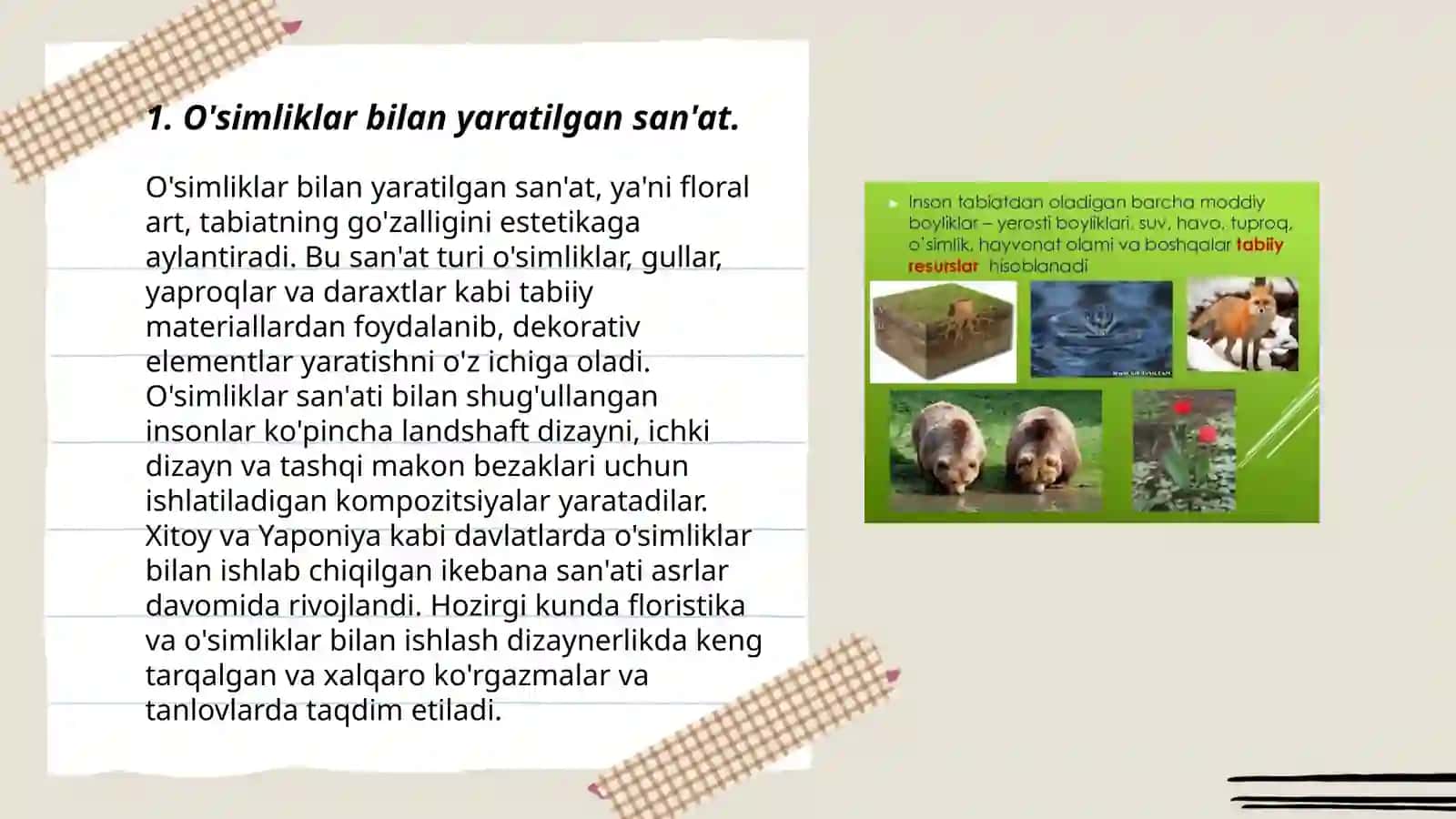 O'simliklar bilan yaratilgan san'at 3
