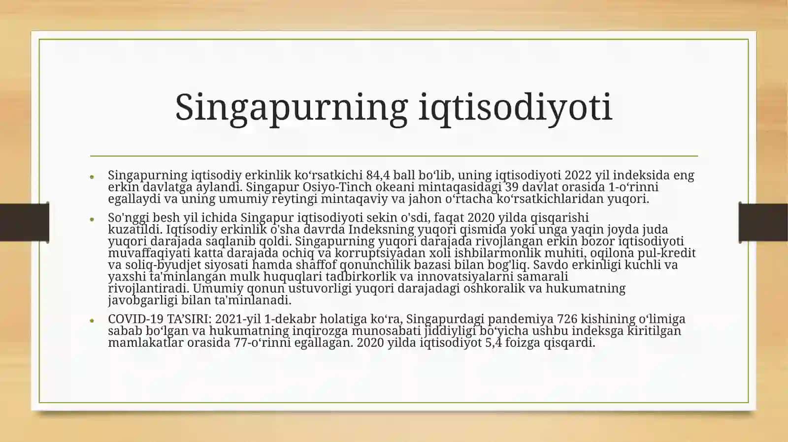 Singapur davlati iqtisodiyoti 3
