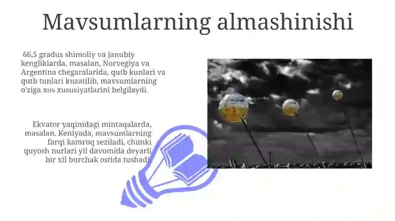 Mavsumlarning almashinishi 3