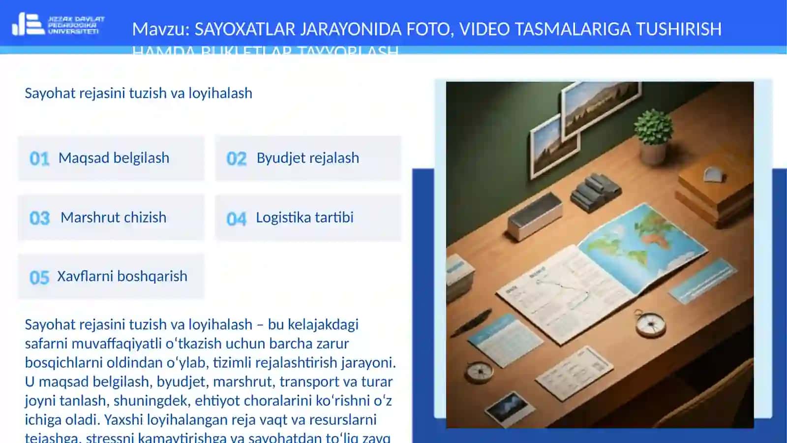 MTMLARDA TURIZM ELEMENTLARINI TASHKIL ETISH METODIKASI 3