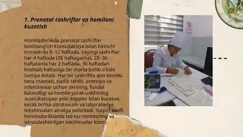 Homilador ayollar bilan ishlash 3