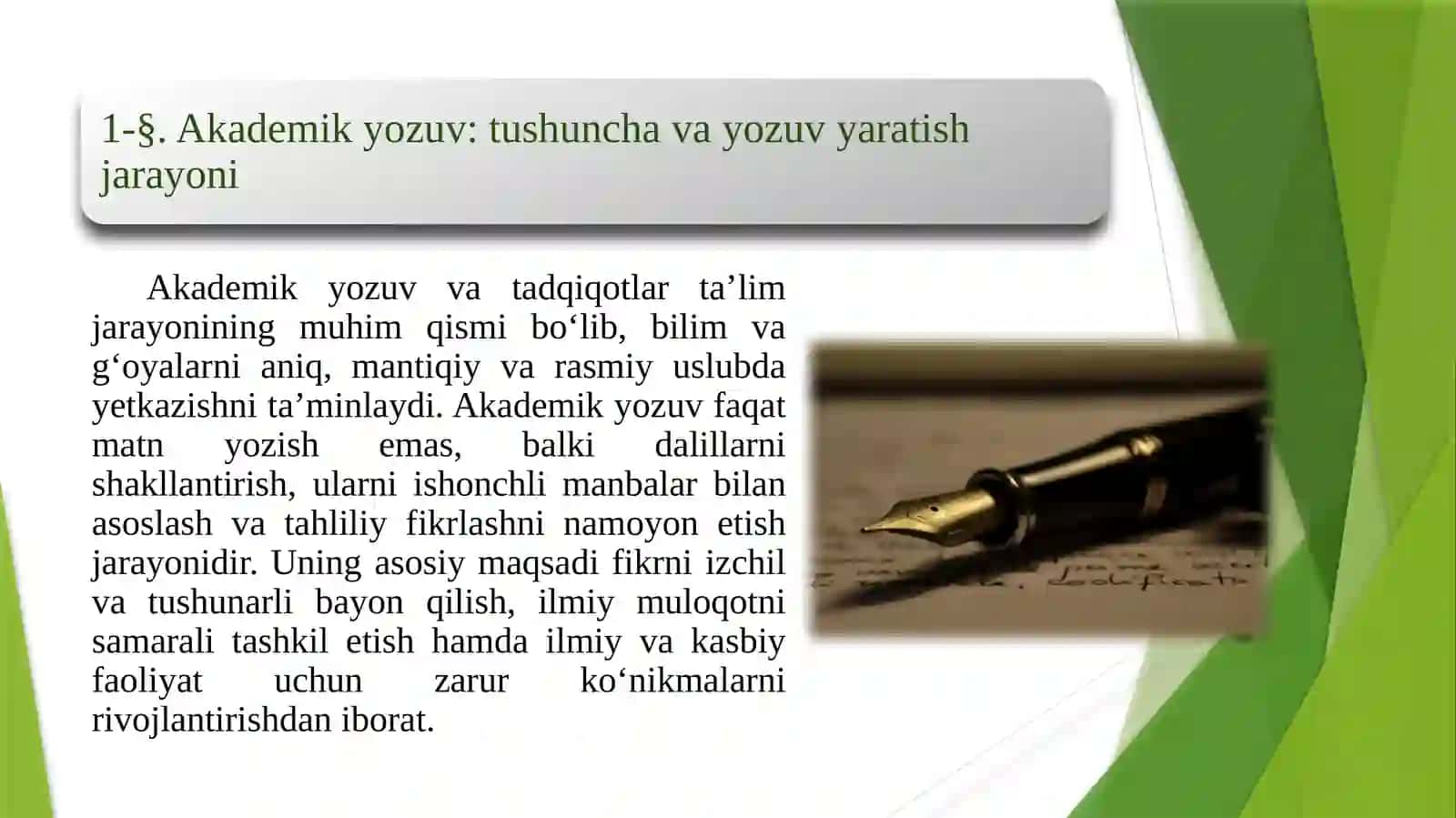 AKADEMIK YOZUV VA TADQIQOT ASOSLARI 3
