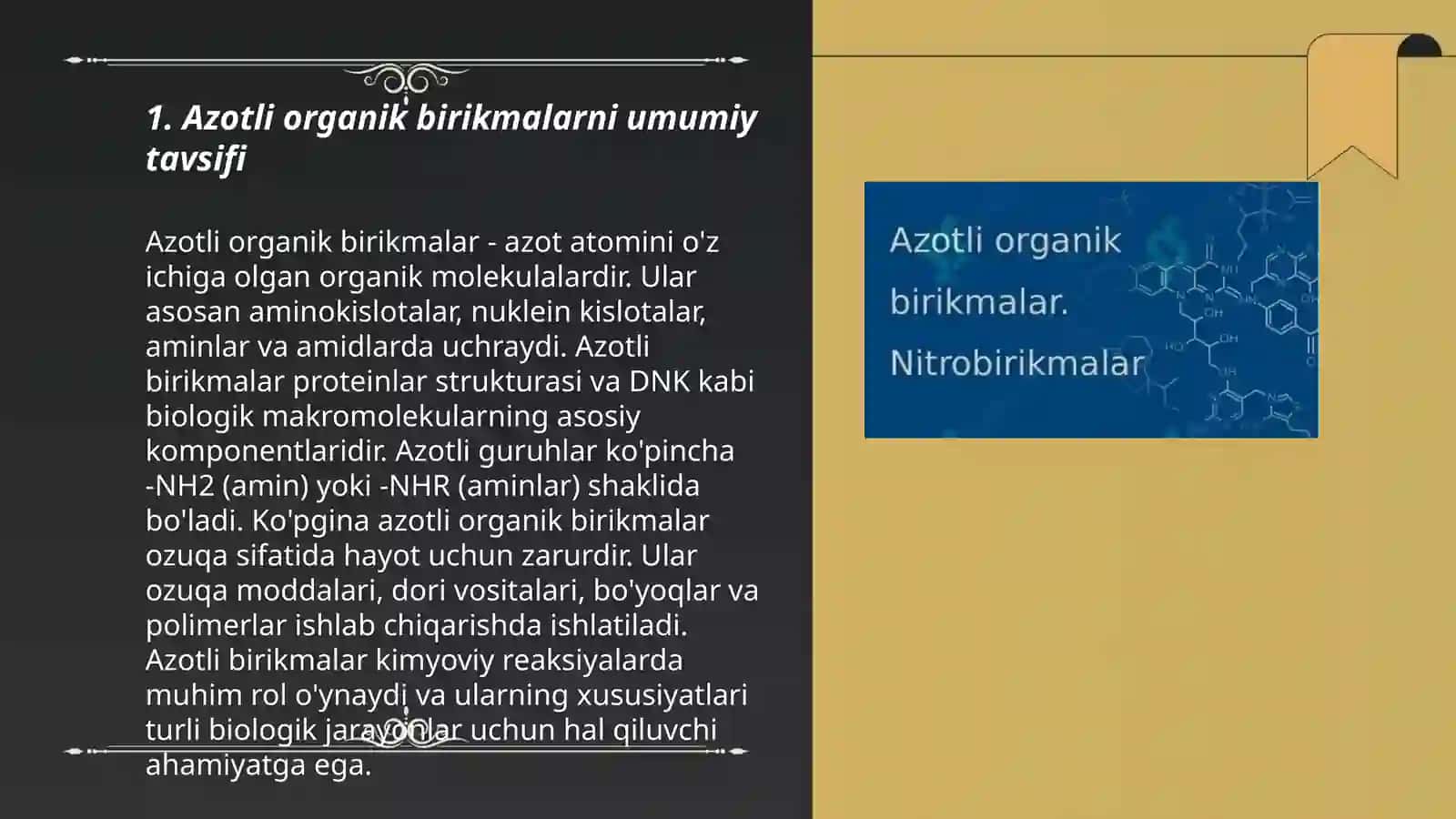 Azotli organik birikmalar 3