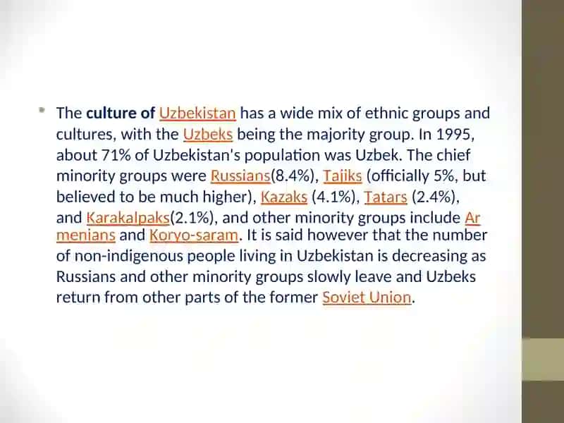 CULTURE OF UZBEKISTAN 3