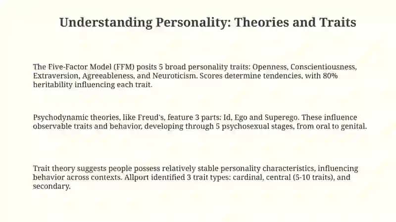 Understanding Personality: Theories and Traits 3