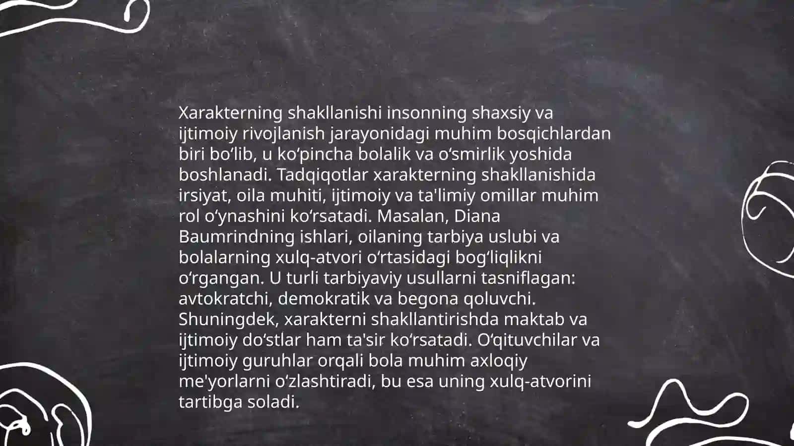 Xarakterning shakllanishi va psixologik xususiyatlari 3