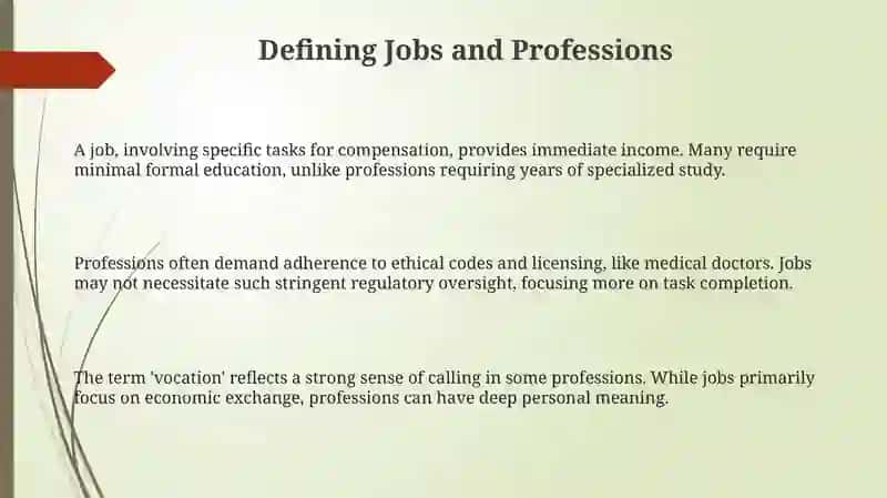 Jobs and Professions Presentation 3