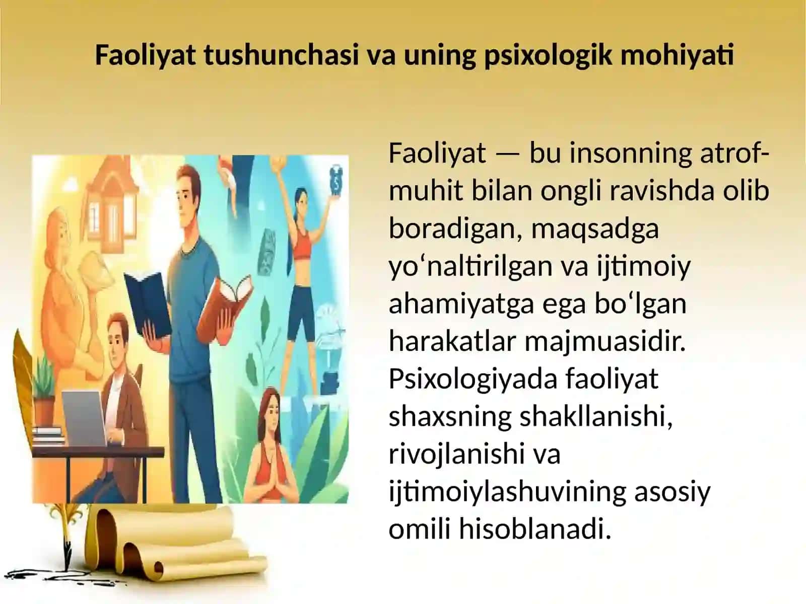 Faoliyat va mativatsiya umumiy psixalogiya 3