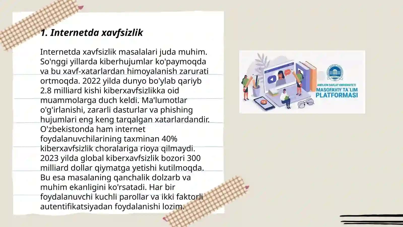 Internet, elektron pochta va masofaviy ta'lim tizimlari 3