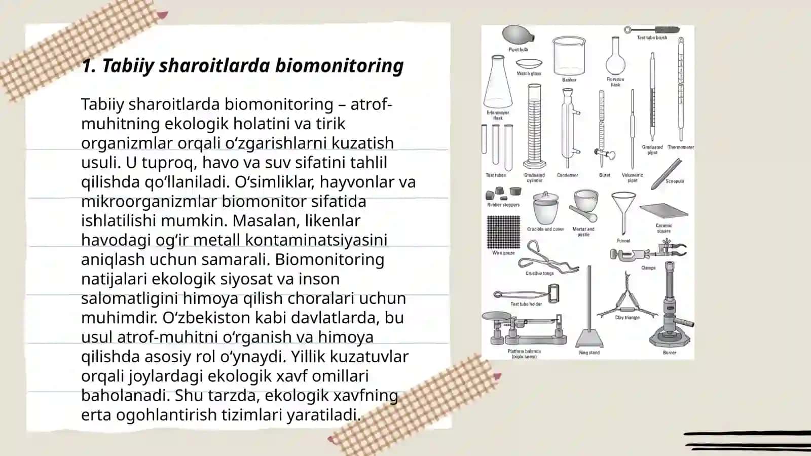 Tabiiy va Labarotoriya sharoitlaruda kuzatish 3