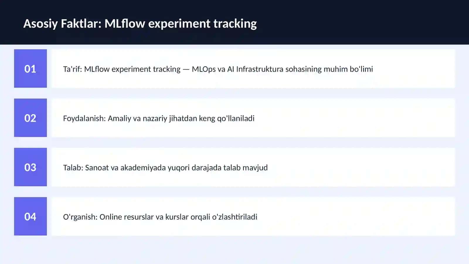 MLflow experiment tracking 3