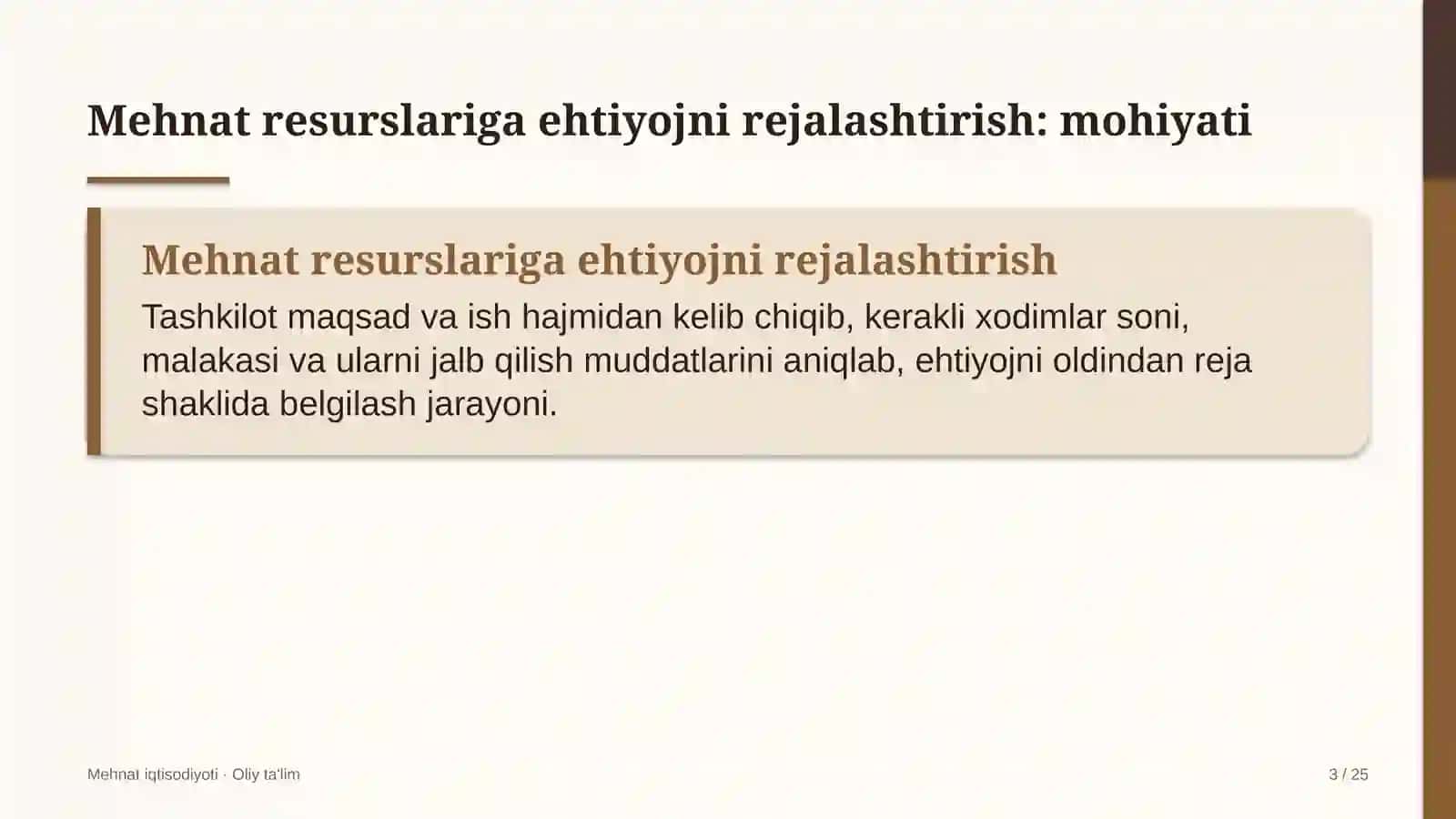 atrof muhitni muhofaza qilish organlarida mehnat resurslariga bo'lgan ehtiyojni rejalashtirish 4019 3