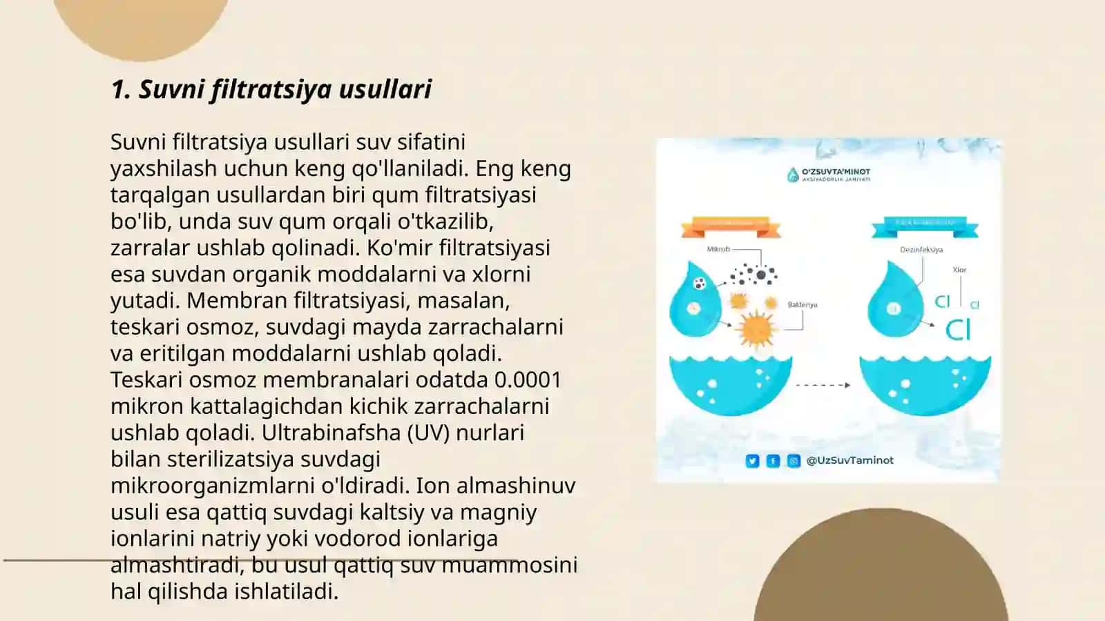 Suvni tozalash usullari 3