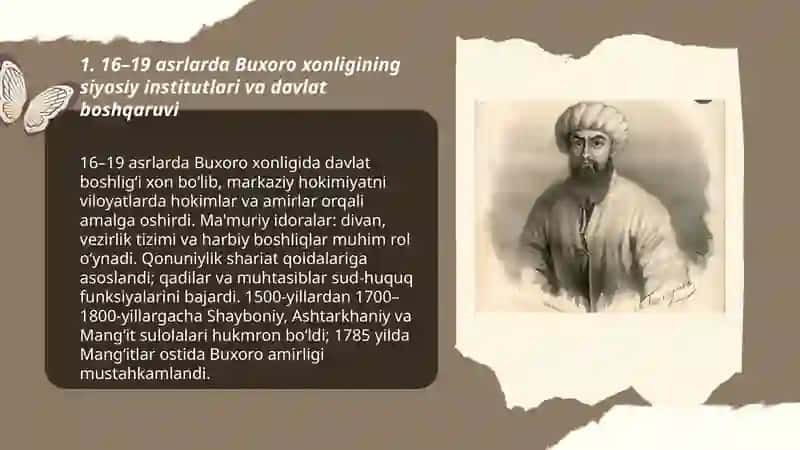 Buxoro xonligi siyosiy tarixshunosligi 3