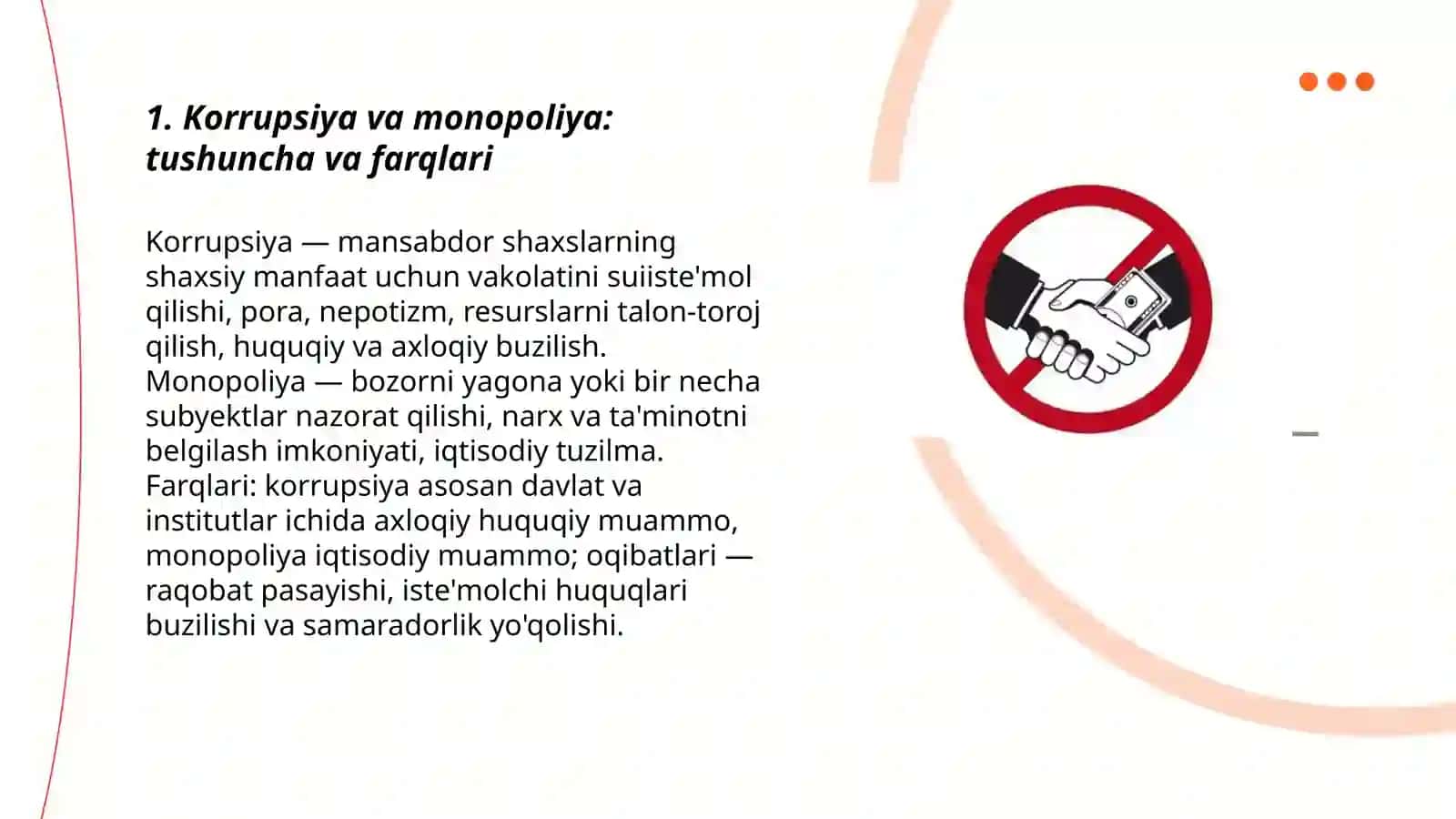 Korrupsiya va Monopoliya 3