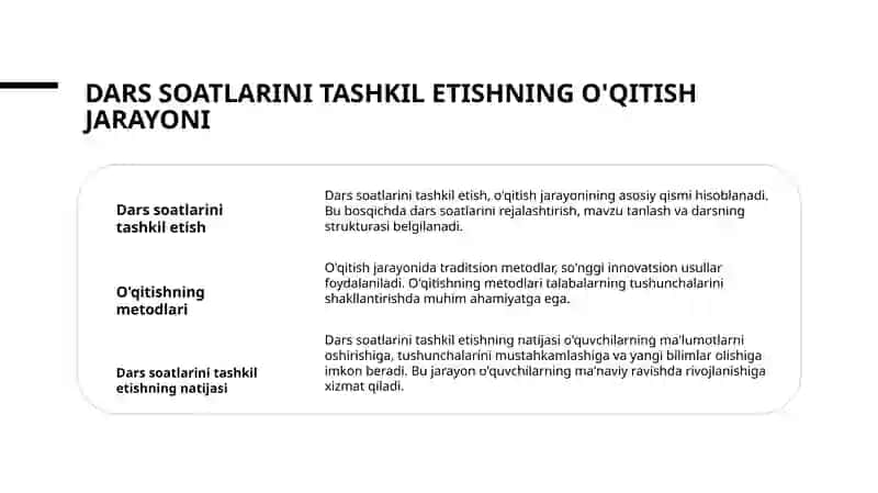 Sinf tarbiyaviy soatlarini tashkil etish, uni o'tkazishning tartib va usullari 3
