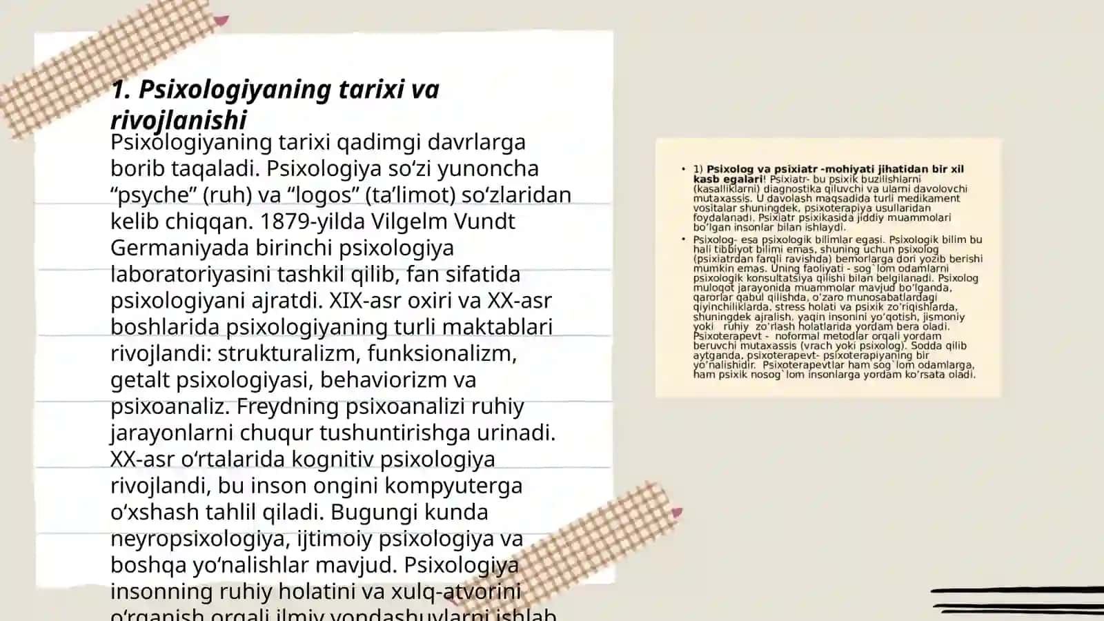 Psixologiya kasb sifatida 3