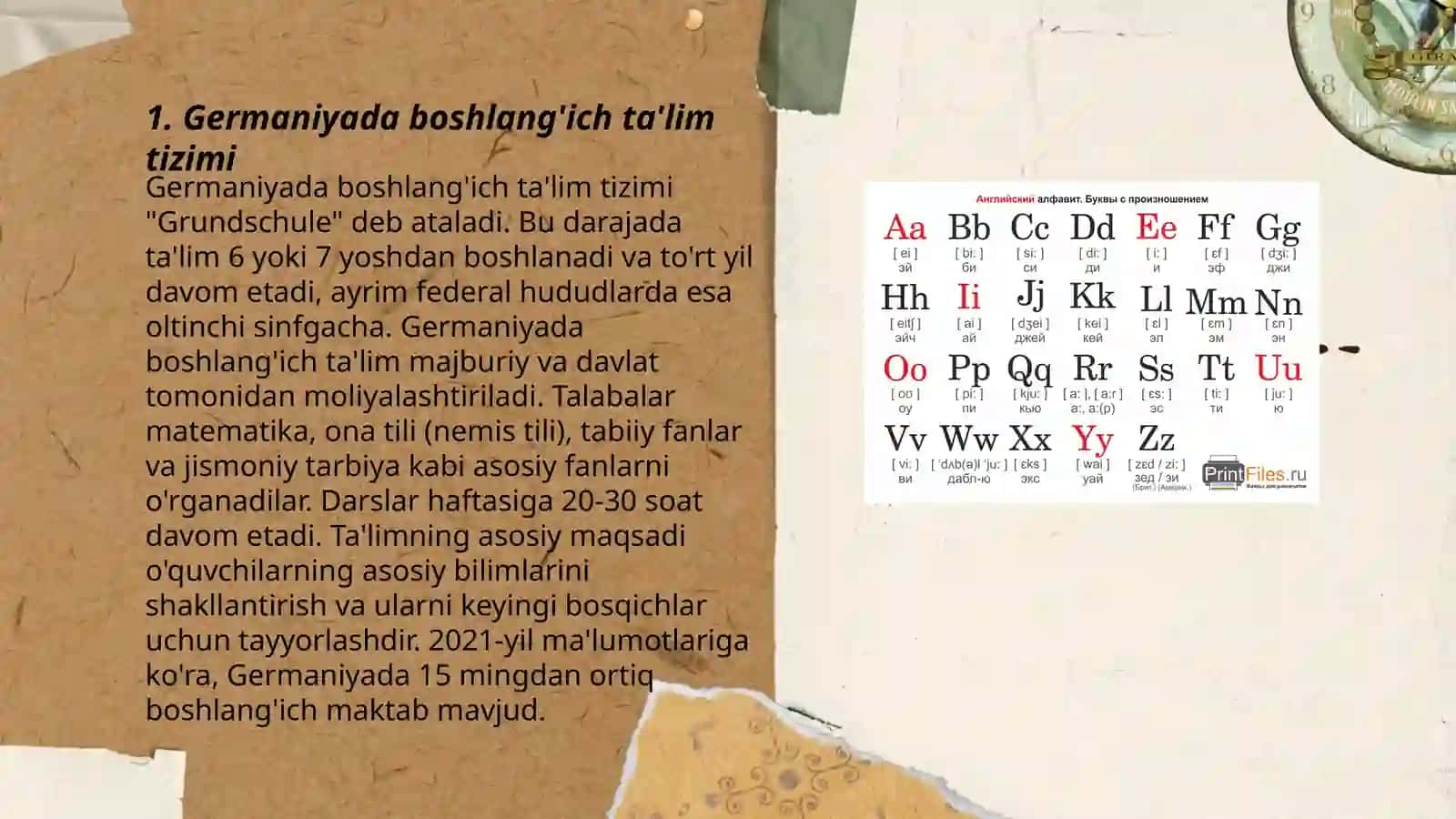 Germaniyada boshlang'ich ta'lim 3
