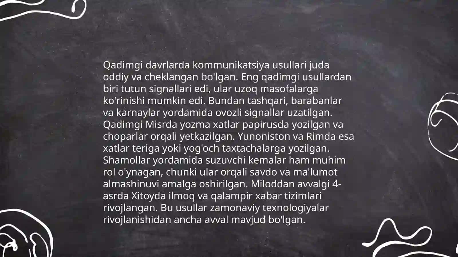 Qadimgi davrlarda kommunikatsiya usullari 3