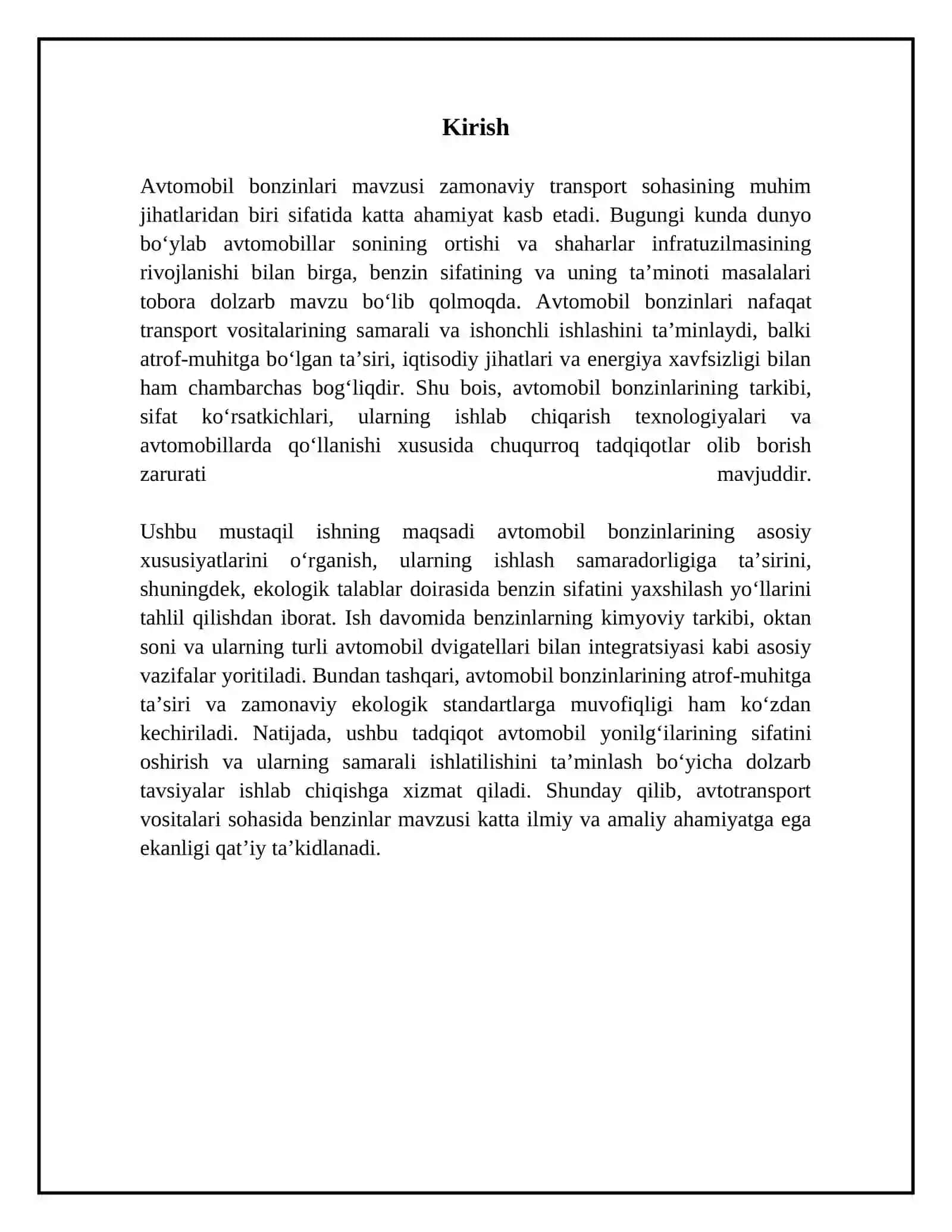 Avtomobil bonzinlari 3