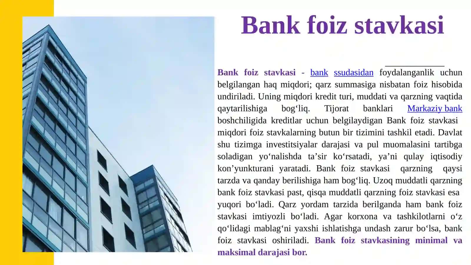 TIJORAT BANKLARINING FOIZ SIYOSATI 3
