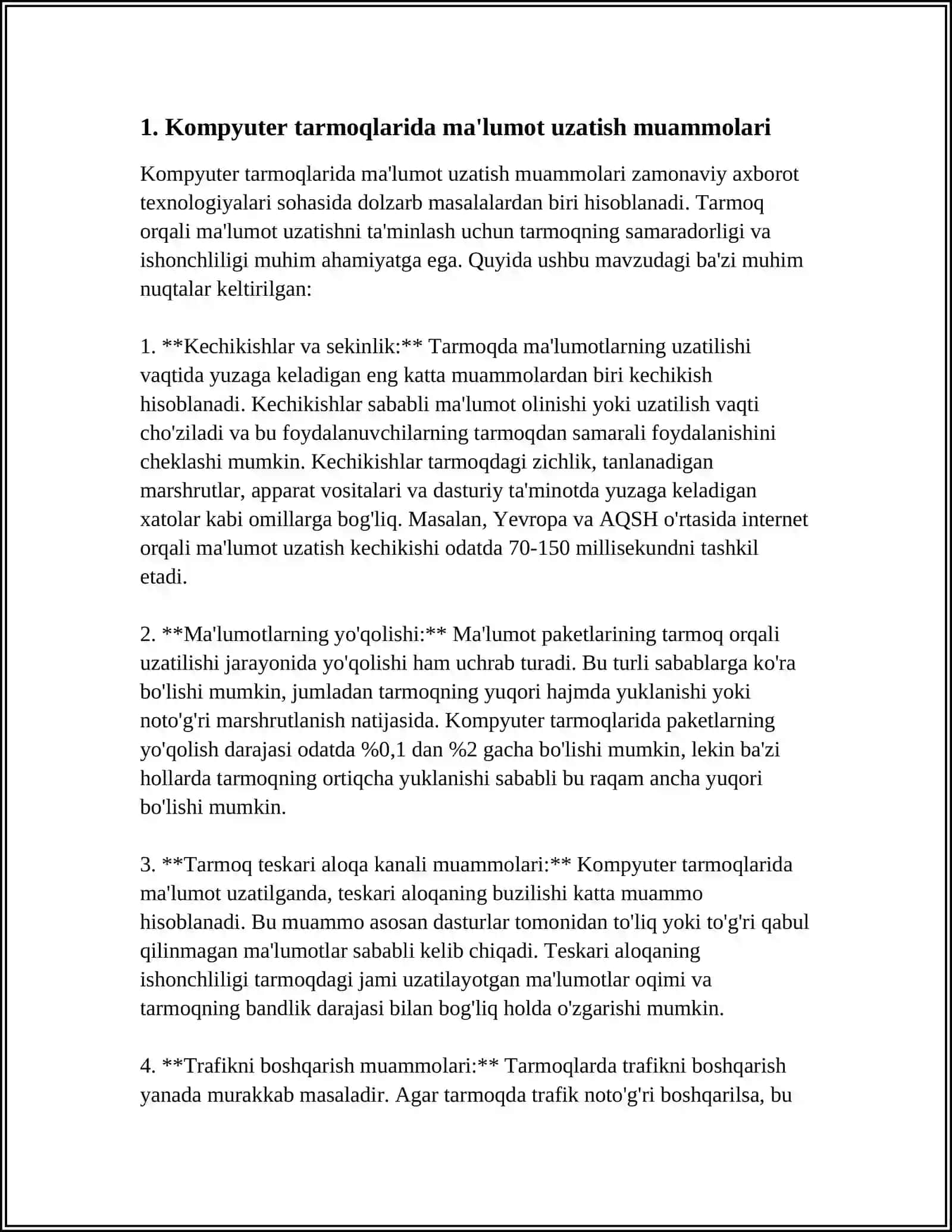 BIR NECHTA KOMPYUTERLARNING ALOQA MUOMOLARI 3