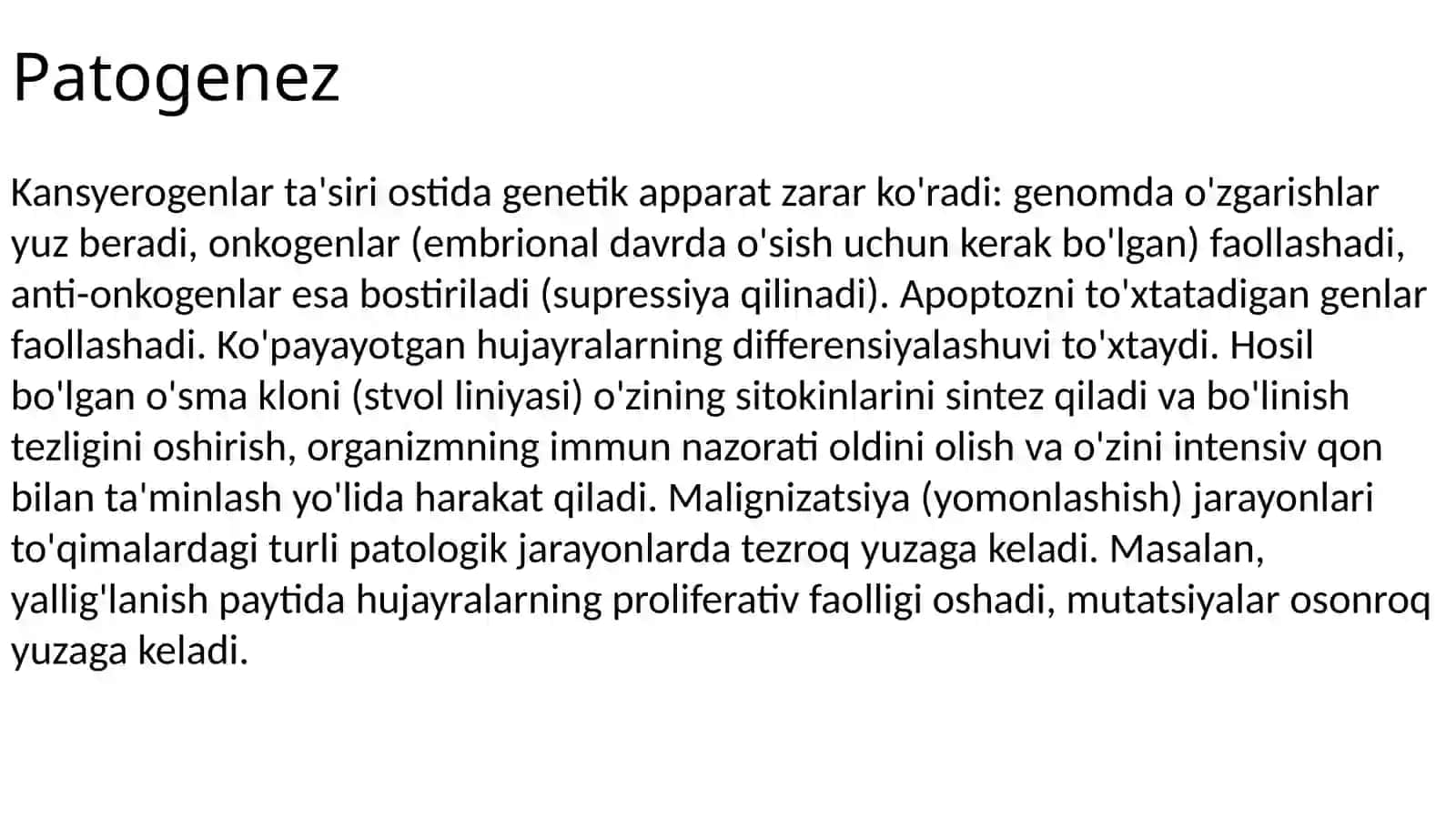 Nerv toʻqimasi oʻsmalari va teratomalar 3