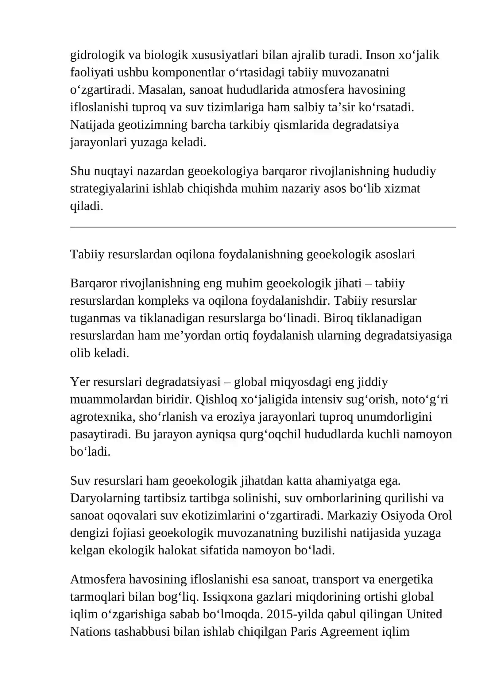 BARQAROR RIVOJLANISHNING GEOEKOLOGIK JIHATLARI 3