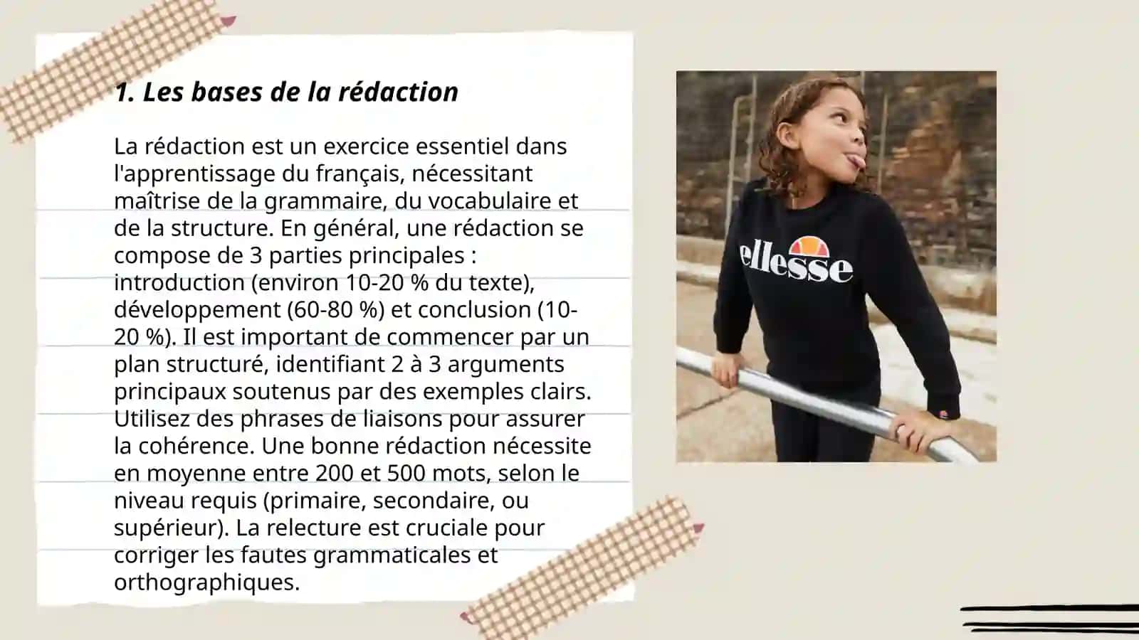Apprendre à écrire les articles, les essais et les autres types du texte écrit 3