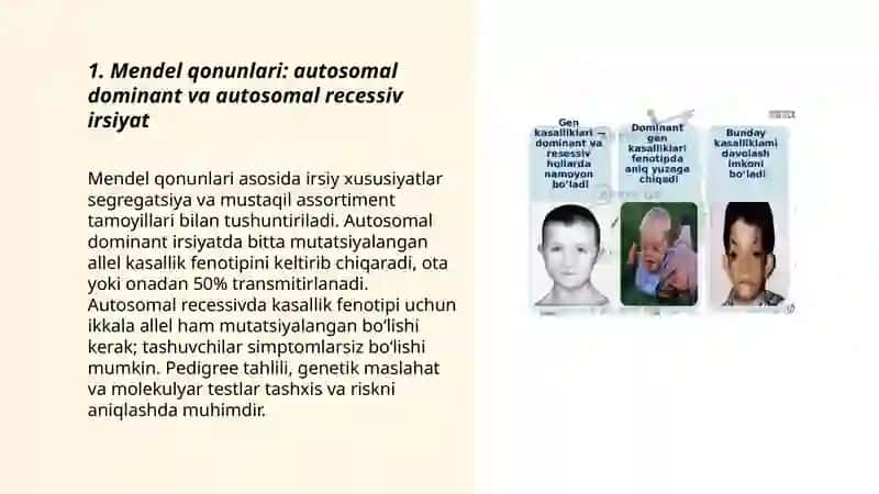 Irsiyat kasalliklari 3