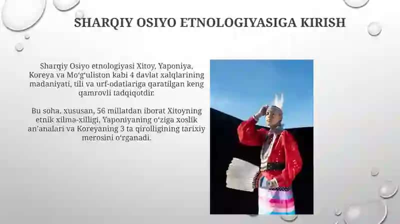 Sharqiy Osiyo etnologiyasi 3