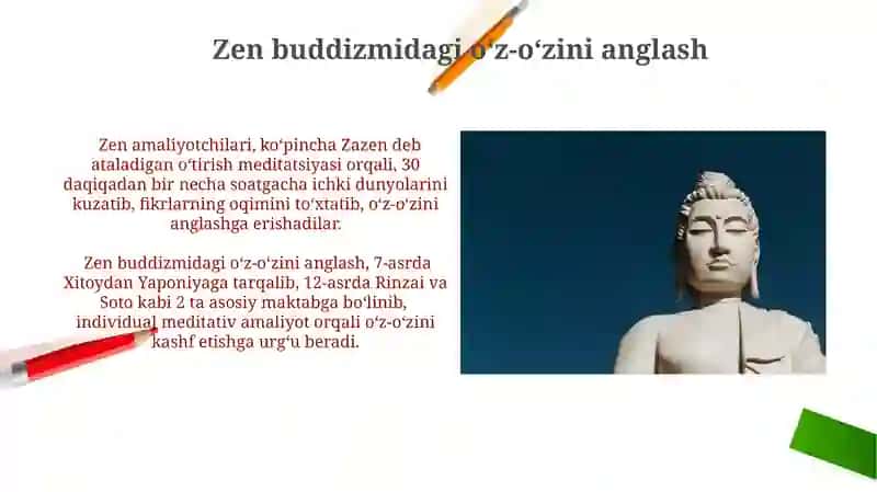 Zen buddizmidagi oʻz-oʻzini anglash 3
