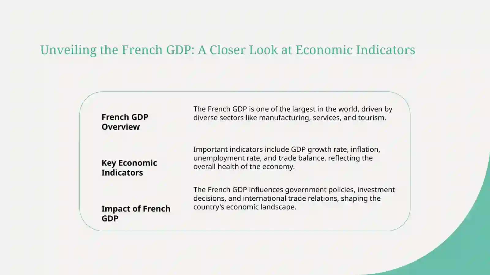 France economy 3